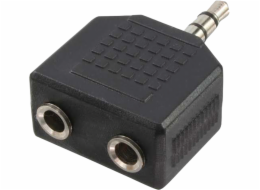 LogiLink Jack 3,5 mm – 2x Jack 3,5 mm černý (CA1002)