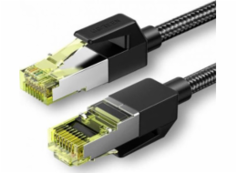 Ugreen UGREEN NW150 Pletený síťový kabel, Ethernet RJ45, Cat.7, F/FTP, 2m (černý)