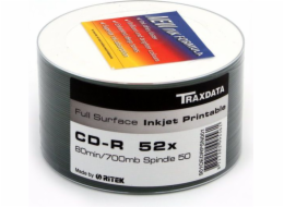 Traxdata CD-R 700 MB 52x 50 kusů (901OEDRPSN001)