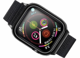 Usams Apple Watch 4 40mm řemínek a pouzdro. černá/černá ZB73IW1 (US-ZB073)