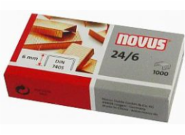 Svorky Novus 24/6, 1000 ks (040-0206 NO)