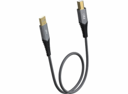 FiiO USB-A - USB-B USB kabel 1 m Černý