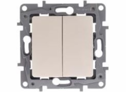 Legrand Double button Niloe 6A cream (764608)