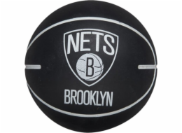 Wilson NBA Dribbler Brooklyn Nets Mini míč WTB1100PDQBRO Černá Jedna velikost