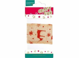 Craft with Fun CF DECORATION BN WEBBING TAPE 5,5CM/1M B/C 24/288