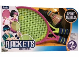 Mega Creative Rackets + Shuttlecock (9904B)