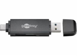 Čtečka Goobay USB 3.0 – USB-C™ 2v1 čtečka karet 58261