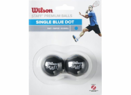 Wilson Wilson Staff Squash Blue Dot 2 Pack Ball WRT617500 Black Jedna velikost