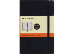 Moleskine Notes P v klasických řadách, černá