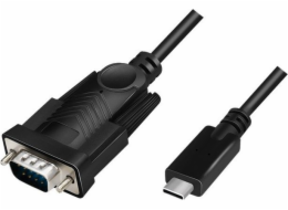 LogiLink USB-C – RS-232 USB kabel 1,2 m černý (AU0051A)