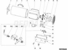 Ventilátor motoru Dedra