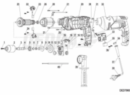 Sklíčidlo Dedra Drill