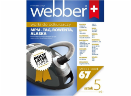 Webber sáček do vysavače MPM-tag, ROW-Gimini, sáčky ALLASK x 5 ks