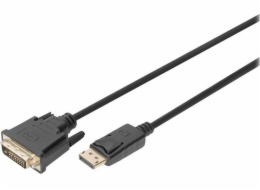 Digitus DisplayPort – kabel DVI-D 3m černý (DB-340301-030-S)