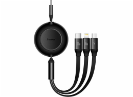 Baseus USB-C - USB-C + microUSB + Lightning kabel 1,1 m černý (CAMJ010201)