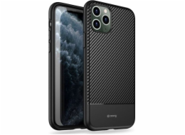 Carbonový kryt Crong Crong Prestige pro iPhone 11 Pro (černý)