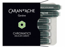 Caran d`Arche Chromatics zelené inkoustové cartridge, 6 kusů