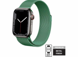 Crong Crong Milano Steel řemínek z nerezové oceli pro Apple Watch 42/44/45 mm zelený