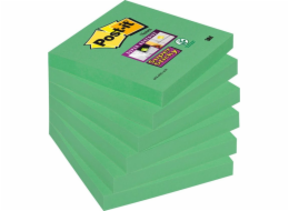 Post-it Sticky notes POST-IT Super Sticky (654-6SS-AW), 76x76mm, 1x90 listů, zelená