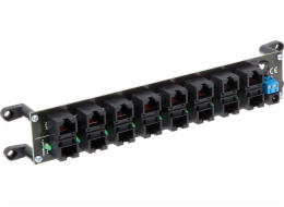 Delta Patch panel 8x RJ-45 / 8x RJ-45 (POE-8/R)