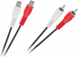 RCA (Cinch) x2 - RCA (Cinch) x2 kabel 5m černý (KPO2661-5)