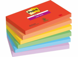 Post-It 3M Post-it® Super Sticky Notes, HRACÍ, 76x127mm, 6x90 karet.