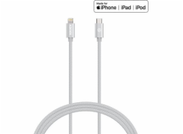 Kanex USB-C – Lightning kabel 1,2 m stříbrný (36321-uniw)