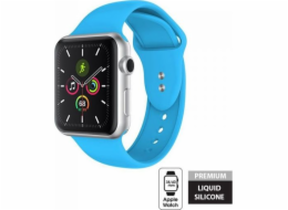 Crong Crong Liquid Band - Řemínek pro Apple Watch 38/40 mm (modrý)