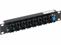 Delta Patch panel 10 8x RJ-45 / 8x RJ-45 (POE-8/R10)