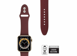 Crong Crong Liquid Band - Řemínek Apple Watch 38/40 mm vínový