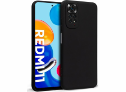 Barevný kryt Crong Crong – pouzdro Xiaomi Redmi Note 11/11S (černé)