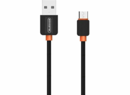 Somostel USB-A - microUSB USB kabel 1 m černý (28260)