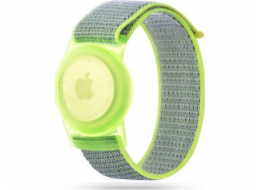 Tech-Protect TECH-PROTECT NYLON PRO DĚTI APPLE AIRTAG LIME