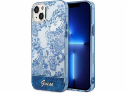 Guess Case Guess GUHCP14MHGPLHB Apple iPhone 14 Plus modro/modré pevné pouzdro Porcelain Collection