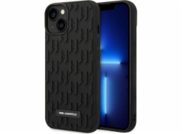 Karl Lagerfeld Karl Lagerfeld 3D vzor monogramu – pouzdro na iPhone 14 Plus (černé)