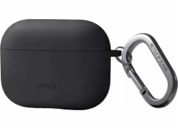 Uniq UNIQ pouzdro pro Nexo AirPods Pro 2 gen + ušní háčky Silikonově šedá/uhlově šedá