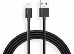 T-Phox USB-A - Lightning USB kabel 2 m Černý