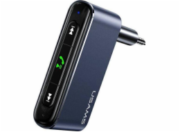 Usams USAMS Bluetooth 5.0 audio adaptér – 3,5mm jack šedý/šedý SJ519JSQ01 (US-SJ519)