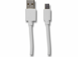 USB 2GO 2GO USB kabel pro Micro-USB kabel - weiss - 100 cm