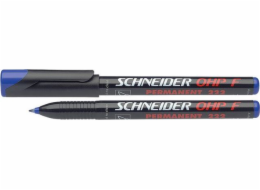 Sponky SCHNEIDER Foliopis OHP F, 0,7mm, modré