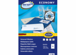 Avery Zweckform LABELS A4 od AVERY ECONOMY 105 X 37 MM 1600 LABELS