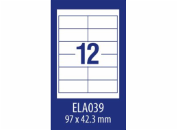 Avery Zweckform LABEL ZF ECONOMY 97X42.3MM 039 100ARK LABEL E100 ELA039 - ELA039