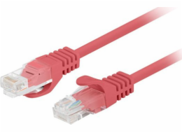 Lanberg PATCHCORD CAT.6 UTP 1M RED FLUKE PASSED LANBERG 10-BACK