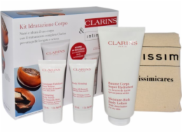 Clarins CLARINS SET (TĚLOVÉ MLÉKO 200ML + PELUHOVÝ TĚLOVÝ SCRUB 30ML + ZPEVŇUJÍCÍ TĚLO 30ML)