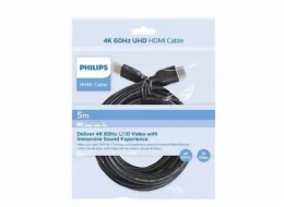 Kabel PHILIPS HDMI M, HDMI M, 5m, černý SWV5551/00