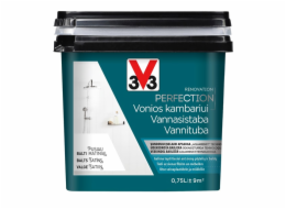 Smaltovaná barva V33 Perfection Koupelna, 0,75 l, bílá