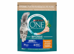 PURINA One Bifensis Senior 7+ - suché krmivo pro kočky - 800 g