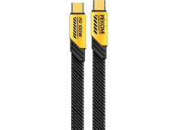 Wekome WEKOME WDC-192 Mecha Series USB kabel – propojovací kabel USB-C na USB-C 100W rychlé nabíjení 1,2 m (žlutý)