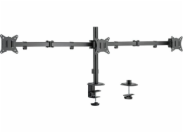 LOGILINK BP0173 Triple monitor mount 17-27inch arm length each 658 mm aluminum