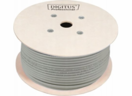 Digitus DIGITUS Koaxiální kabel RG-6 75 Ohm stíněná fólie + oplet 77 procent Eca PVC 500m bílá cívka